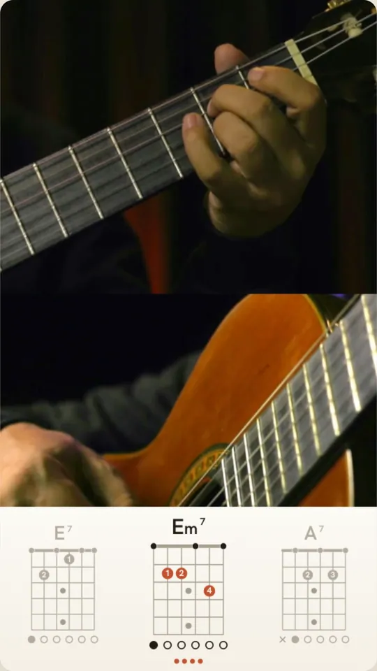 Minimal template on a 9:16 chord video
