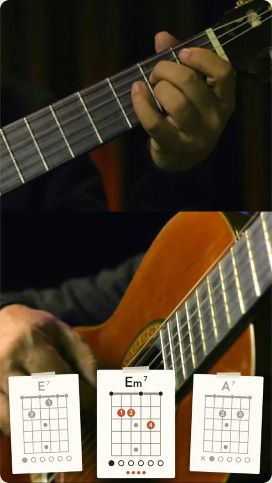 Polaroid template on a 9:16 chord video