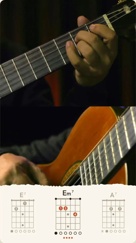 Torn Paper template on a 9:16 chord video